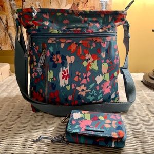 Vera Bradley Crossbody & Wallet Superbloom Sketch